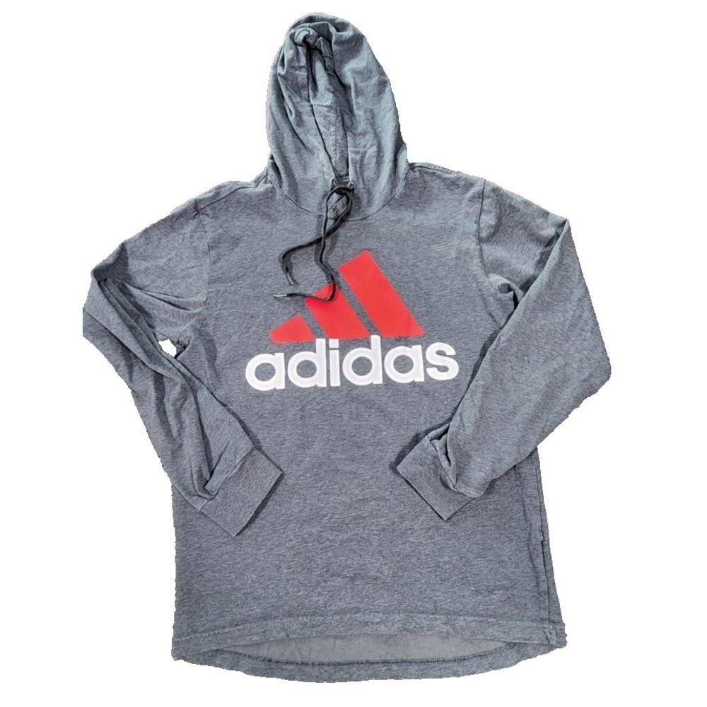 Adidas Light Weight Gray Hoodie‎ Gray Size S